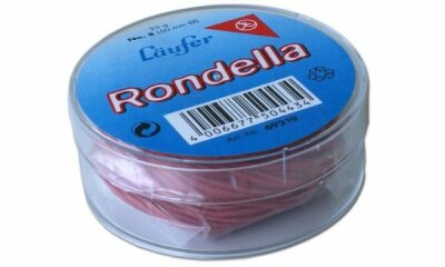 Gummiring Rondella Nr 6 rot Durchmesser 40mm, 25g Runddose