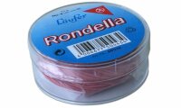 Gummiring Rondella Nr 6 rot Durchmesser 40mm, 25g Runddose