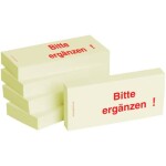 BIZSTIX Haftnotizen "Bitte ergänzen" - 75...