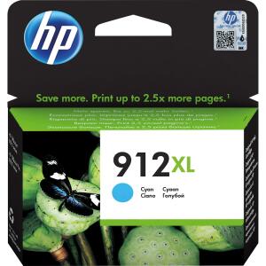 Hewlett Packard (HP) Original HP Tintenpatrone cyan (3YL81AE,3YL81AE#BGX,912XL,912XLC,912XLCYAN,NO912XL,NO912XLC,NO912XLCYAN)