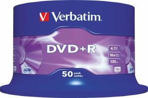 DVD+R AZO 4,7 GB 16x 50 Stück VERBATIM 43550
