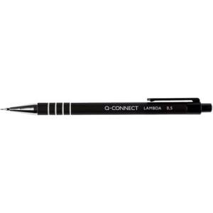 Q-Connect Druckbleistift Lamda, 0,5 mm, ohne Härtegradkennzeichnung, schwarz