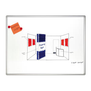 Schreibtafel 120x240cm weiß FRANKEN SC8206 PRO