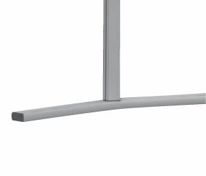 Standfuß 2 ST silber FRANKEN MTB8 PRO Serie