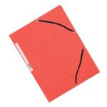 Q-Connect Eckspanner - Karton A4 mit Gummizug rot
