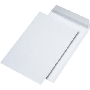 mayer-network Versandtaschen C4, blickdicht, ohne Fenster, haftklebend, 120 g/qm, weiß, 250 Stück