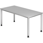 Hammerbacher Schreibtisch 4-Fuß-Gestell rund - 160...