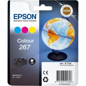 EPSON Original Epson Tintenpatrone color (C13T26704010,T267040,267,T2670,T26704010)