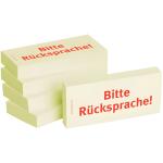 BIZSTIX Haftnotizen "Bitte Rücksprache" - 75 x 35 mm, 5x 100 Blatt