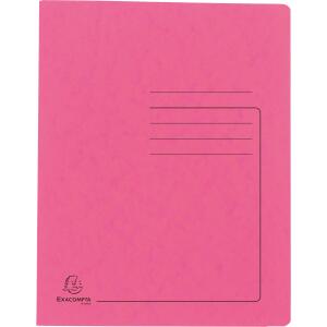 Exacompta EXACOMPTA Schnellhefter - A4, 350 Blatt, Karton, 355 g/qm, rosa