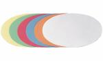 Franken Moderationskarte - Oval, 190 x 110 mm, hellblau, 500 Stück