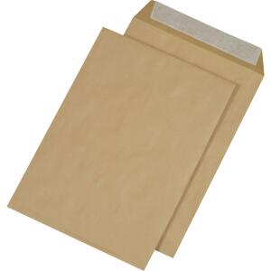 mayer-network Versandtaschen Recycling - B4, ohne Fenster, haftklebend, 110 g/qm, braun, 250 Stück