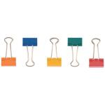 Q-Connect Foldback-Klammern - 24 mm, Klemmvolumen 9 mm,...
