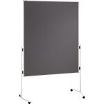FRANKEN Moderationstafel ECO - 120 x 150 cm, grau/Filz,...