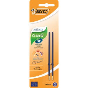 Bic Kugelschreibermine X-Smooth 0,4mm blau Blister 2St