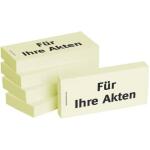 BIZSTIX Haftnotizen "Für Ihre Akten" - 75...