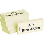 BIZSTIX Haftnotizen "Für Ihre Akten" - 75 x 35 mm, 5x 100 Blatt