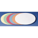 Franken selbstklebende Moderationskarte - Oval, 190 x 110...