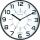 Unilux POP Wanduhr schwarz, Durchmesser: 30 cm, Quarzuhrwerk, leise schleichende Zeiger, Batterie inklusive