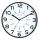 Unilux POP Wanduhr schwarz, Durchmesser: 30 cm, Quarzuhrwerk, leise schleichende Zeiger, Batterie inklusive