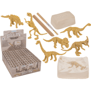 OOTB Ausgrabungsset Dinosaurier Skelett ca. 4 x 8 cm