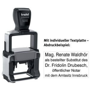 trodat Professional 5200 - für max. 6 Zeilen, 41 x 24 mm