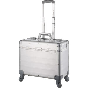 Alumaxx Pilotenkoffer Pandora - Trolley, silber matt
