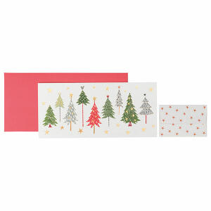 Weihn. Gutscheinhülle Ilan weiß STEWO 2581 5852 20 23x11cm