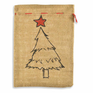 Weihn.Jutesack Baum natur 19563 25x35cm