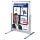 Franken Kundenstopper Outdoor - A1, silber
