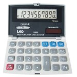 LEO Taschenrechner 106S II - Solar-/Batteriebetrieb,...