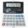 LEO Taschenrechner 106S II - Solar-/Batteriebetrieb, 10stellig, LC-Display klappbar, silber/grau