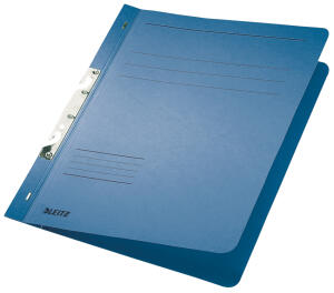 LEITZ 3746 Schlitzhefter 1/1Vorderdeckel A4 kfm. Heftung Manilakarton 250 g/qm blau