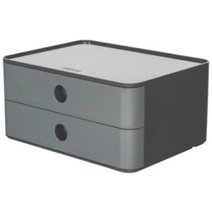 HAN SMART-BOX ALLISON Schubladenbox - stapelbar, 2 Laden, dark grey/granite grey