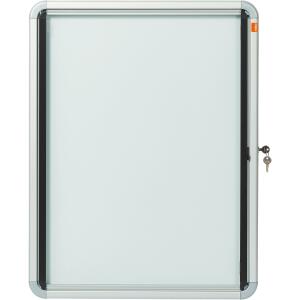 LEITZ Schaukasten mit Klapptür 4x A4 493x667x43cm weiß magnethaftend