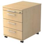 Hammerbacher Rollcontainer - 42,8 x 59 x 58 cm, 3...