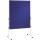 Moderationstafel ECO - 120 x 150 cm, blau/Filz, 4016946186674