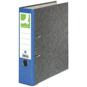 Q-Connect Wolkenmarmor-Ordner - A4, 80 mm, blau