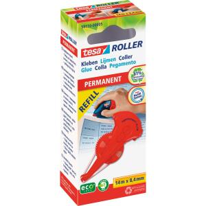 tesa Nachfüllkassette Kleberoller - permanent, 14 m x 8,4 mm