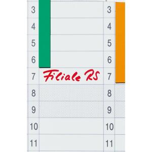 Franken Datumsstreifen, 140 x 420 mm, transparent