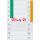 Franken Datumsstreifen, 140 x 420 mm, transparent
