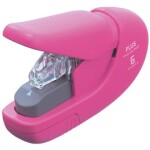 Plus Japan Heftgerät klammerlos - pink, bis 5 Blatt