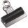 Q-Connect Briefklemmer - 70 mm, Klemmvolumen 20 mm, schwarz, 10 Stück