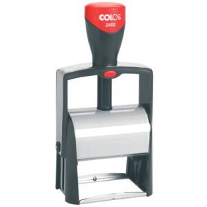 COLOP Classic Line 2400 mit Logo - für max. 6 Zeilen mit Logo, 27 x 58 mm