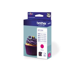 Brother Original Brother Tintenpatrone magenta (LC-123M)