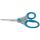 WESTCOTT Schere Microban Softgrip, rostfrei, asymmetrisch, grau/blau, 21 cm