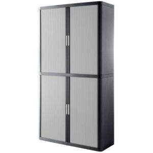 Paperflow Rollladenschrank easyOffice 2-Meter Schrank, inklusive 4 Fachböden anthrazit/grau