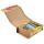 ColomPac Klassische Versandverpackung zum Wickeln 330x270x80 mm (C4+), braun