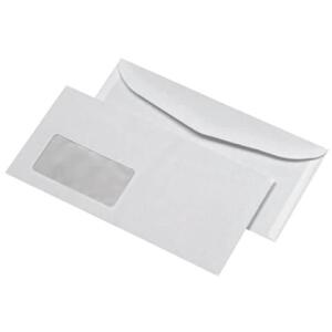 KUVERMATIC Kompaktumschläge mit Fenster (229x125 mm), gummiert, 75 g/qm, 1.000 Stück