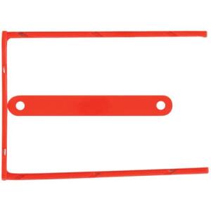 Q-Connect D-Clip/ Magi-Clip Archivbinder - 8 cm, 100 Stück, rot